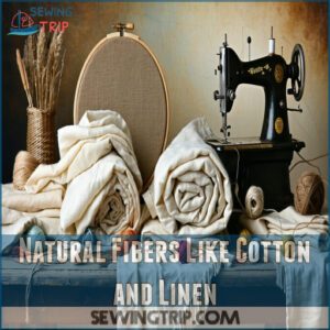 Natural Fibers Like Cotton and Linen