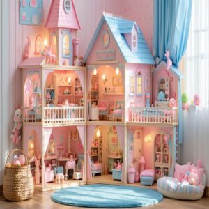 Organizing Large Dollhouse Items and Playsets