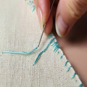 Overcast Stitch to Prevent Fraying