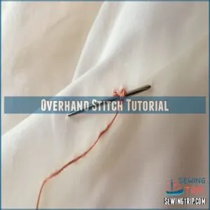 Overhand Stitch Tutorial