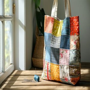 Patchwork and Reversible Tote Bags