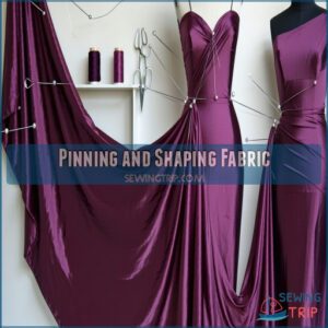 Pinning and Shaping Fabric