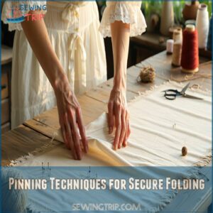 Pinning Techniques for Secure Folding