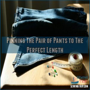 Pinning The Pair of Pants to The Perfect Length