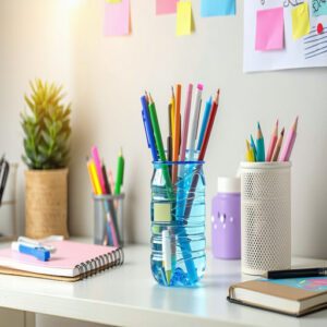 Plastic Bottle Pen Holders: From Trash to Treasure