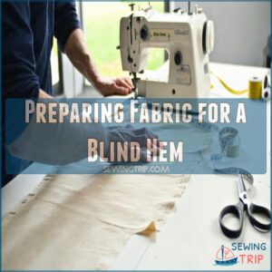 Preparing Fabric for a Blind Hem