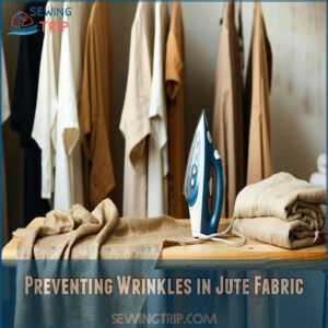 Preventing Wrinkles in Jute Fabric