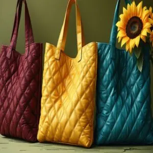 Quilted and Detailed Bags