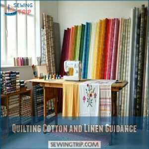 Quilting Cotton and Linen Guidance