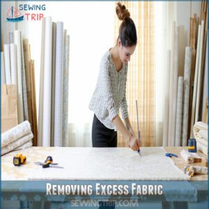 Removing Excess Fabric