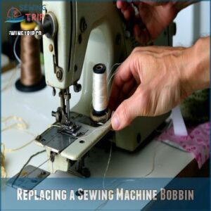 Replacing a Sewing Machine Bobbin