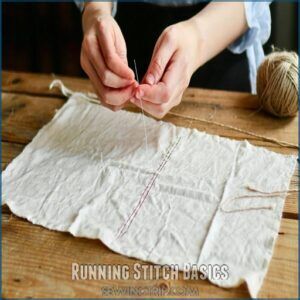 Running Stitch Basics Running Stitch Basics