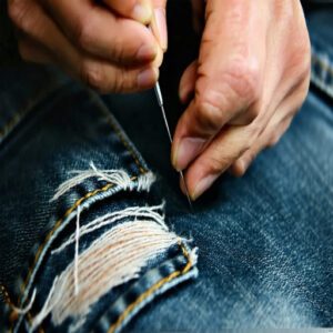 Running Stitch for Simple Repairs