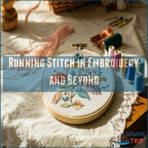 Running Stitch in Embroidery and Beyond