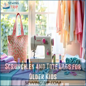 Scrunchies and Tote Bags for Older Kids