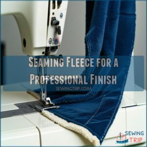 Seaming Fleece for a Professional Finish