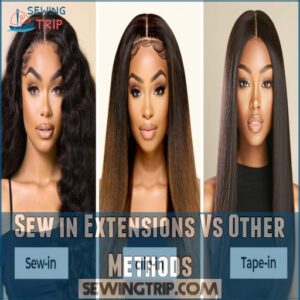 Sew in Extensions Vs Other Methods