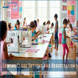 Sewing Class Options and Registration