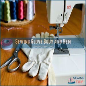 Sewing Glove Body and Hem