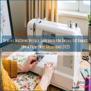 sewing machine needle threader for arthritic hands