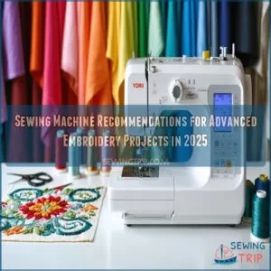 sewing machine recommendations for advanced embroidery projects