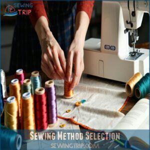 Sewing Method Selection Sewing Method Selection
