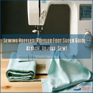 sewing ruffles ruffler foot