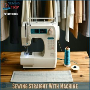 Sewing Straight With Machine