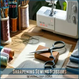 Sharpening Sewing Scissors