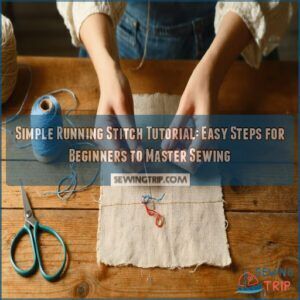 simple running stitch tutorial simple running stitch tutorial
