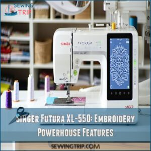 Singer Futura XL-550: Embroidery Powerhouse Features