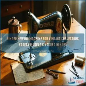 singer sewing machine for vintage collectors