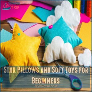 Star Pillows and Soft Toys for Beginners