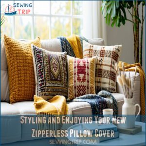 Styling and Enjoying Your New Zipperless Pillow Cover