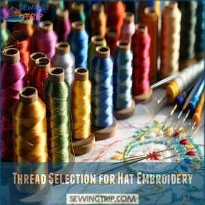 Thread Selection for Hat Embroidery