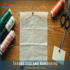 Thread Size and Numbering