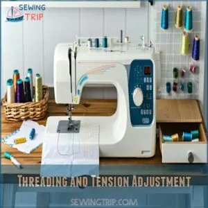 Threading and Tension Adjustment