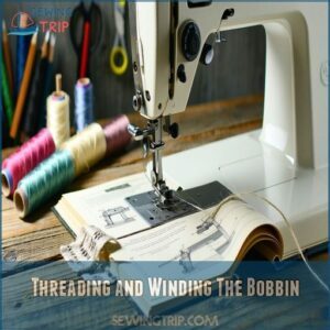 Threading and Winding The Bobbin