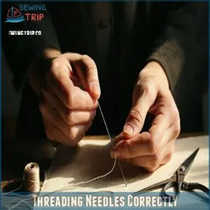 Threading Needles Correctly