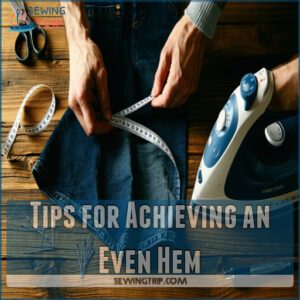 Tips for Achieving an Even Hem