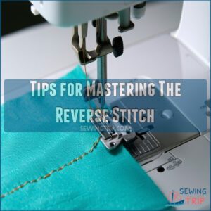 Tips for Mastering The Reverse Stitch