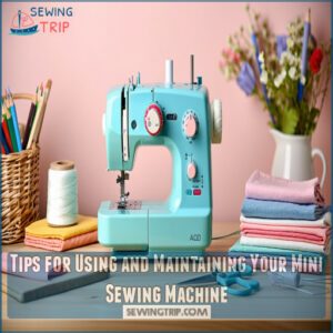 Tips for Using and Maintaining Your Mini Sewing Machine