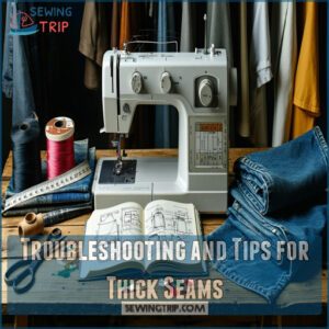 Troubleshooting and Tips for Thick Seams