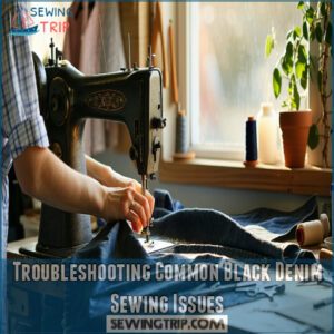 Troubleshooting Common Black Denim Sewing Issues