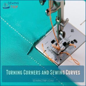 Turning Corners and Sewing Curves