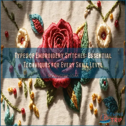 types of embroidery stitches