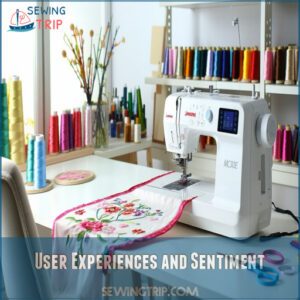 User Experiences and Sentiment