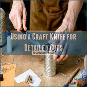 Using a Craft Knife for Detailed Cuts