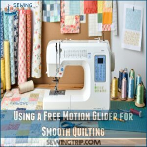 Using a Free Motion Glider for Smooth Quilting