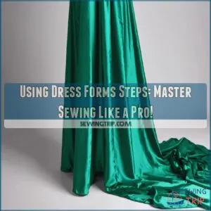 using dress forms steps